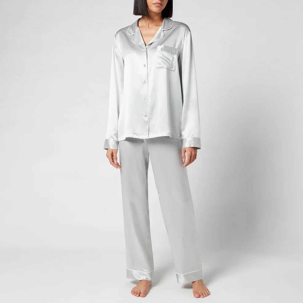 ESPA Home Silk Pyjamas - Moonlight Grey - XS Image 1
