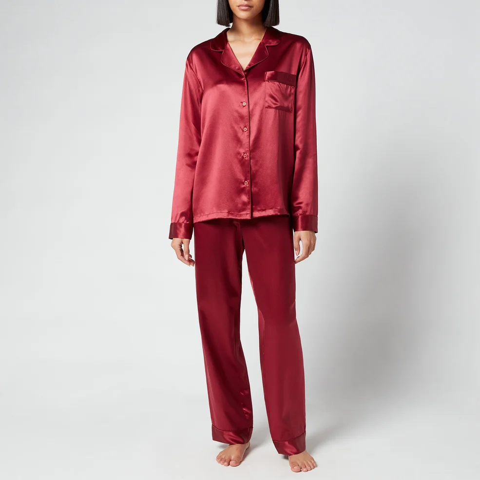 ESPA Silk Pyjamas - Claret Rose - S Image 1