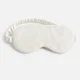 Silk Eye Mask - Pearl White