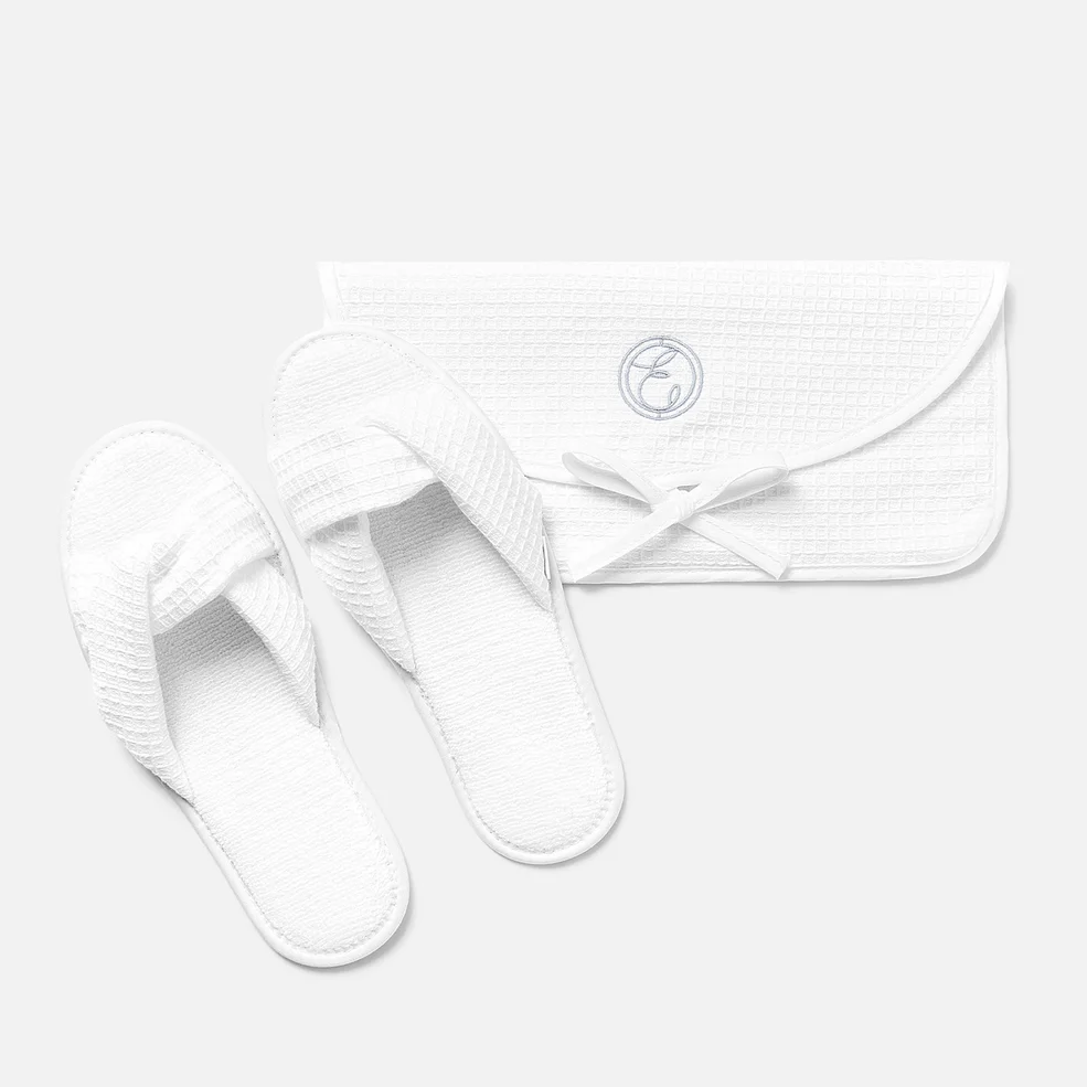 ESPA Home Waffle Women Slipper - White - S/M Image 1