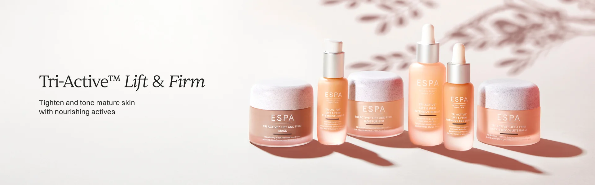 Tri-Active™ Lift and Firm tighten and tone mature skin with nourishing actives anti ageing lines wrinkles moisturiser mask balm neck eye serum intensive